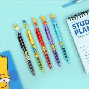 HM+ 심슨 캐릭터 마스코트 3색펜 iFx1+4vlw