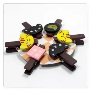 [문구/오피스] 글로벌이지 동물집게 10EA