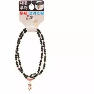 크리스탈 염주 (닭) 소원팔찌 불교악세사리 부적팔찌