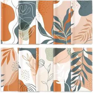 신모에 20개 안경용 극세사 클리닝 천 귀여운 보호 추상 디자인 부드러운 다색 클리너 카메라 렌즈 휴대폰