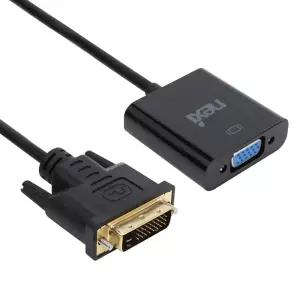 DVI-D 단자 RGB 변환 컨버터 구형 15핀 듀얼모니터 연결 어댑터 / DVI to VGA 젠더 WISENX536