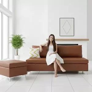 레토2320 평상형 소파세트(사각스툴,등쿠션포함)/3인용소파세트/모듈형소파/