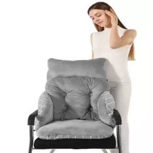 등받이 온열 커버 1인용 그레이 겨울 의자 방석전기장판 전기방석 온열방석