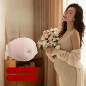 임산부체험복 소품 남편 분장 임신체험 배꼽 배 공연 촬영 벨크로타입 3-4월개월
