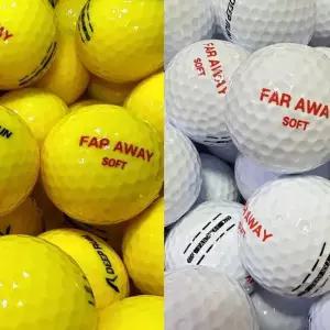 [셀러에이드]비거리 강화 소프트볼 골프공 화이트 옐로우 스크린용 팔어웨이