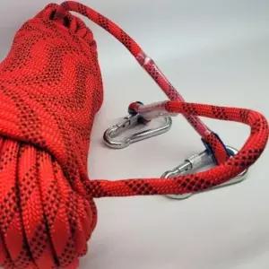 스트라이프 버클 초강력 로프 10MMx35M 레드 스트라이프 버클