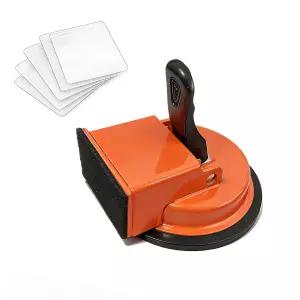 바닥 틈새 고정 도구 도구(진공 흡입 컵 및 5개의 PCS 끈적끈적한 패드) 수리 도구용 헤비 듀티 플랭크