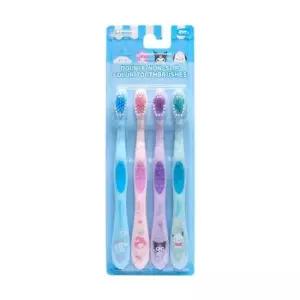 릴팡 산리오 더블 논슬립 컬러 어린이 칫솔 4P