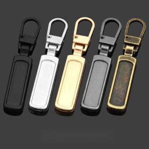 교체용 금속 지퍼 버클 가죽 홀더 재킷 신발 고무 조절기 케이스 원격 수선용