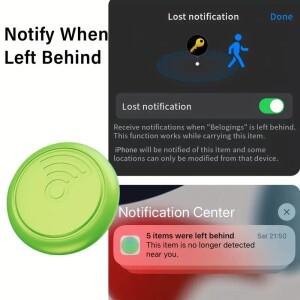 호환 1PC 휴대용 지능형 분실 방지 GPS 추적기(애플용) 찾기 추적기 장치 지갑 키 애완동물 위치