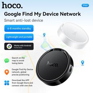 호환 HOCO E96A GPS 스마트 트래커 태그 블루투스 위치 추적기 분실 방지 장치 키 애완 동물 노인  찾기 안