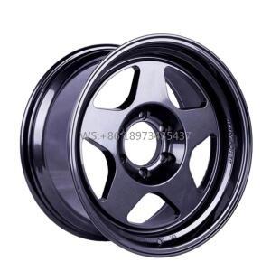 16 17 18인치 6홀 주조 알로이 휠 6x139.7 PCD 멀티 스포크 딥 콘케이브 실버 블랙 고강도 SUV 오프로드 자