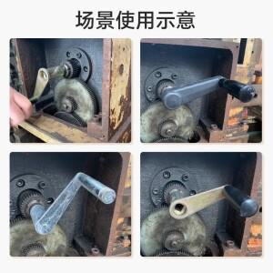 호환 와이어 커팅 액세서리 실린더  Z 자형 상부 핸들  핸드 크랭크  사각 작은 구멍  내경 10mm 적합