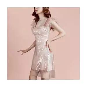 여친 원피스 봄 슬림 고급세련핏 스팽글 생일 파티 인기1