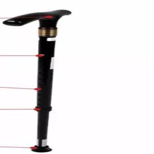 노인용 2단 지팡이 고령자 보행보조 안정성 워킹스틱 ECE8+9VUA