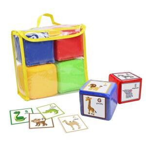 고더리 DIY 교육용 놀이 세트 주사위 교육 게임 포켓 4개 큐브