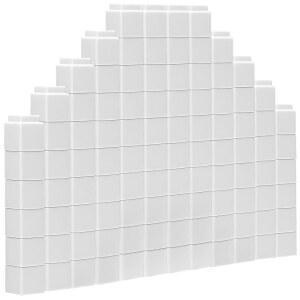 수학 계산 소년 유치원 흰색 연결 플라스틱 흰색 학습 용품 블록 교실 교육 소녀 큐브 조작 큐브를 위한 활동을 100개의