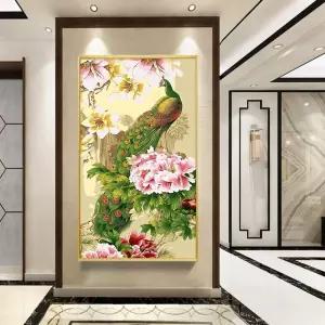 아우얼스룸 11번가 실십자수 도안 세트 동물 자연 실크실 꽃 무명실 명주실