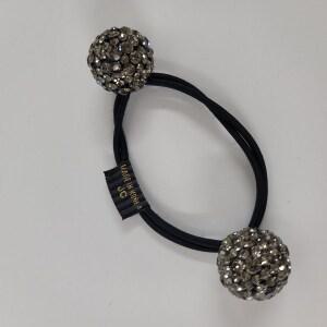 14color 왕방울 쌍방울 스톤 방울 보석 큐빅 헤어링 머리끈 큐빅볼