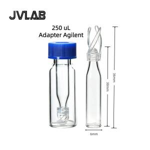 호환 HPLC 소모품 250ul 크로마토그래피 마이크로 인서트(맨드렐 내장폴리머 피트 포함) 원뿔형 튜브 박스