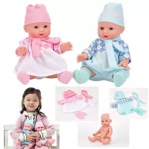 어부바 목욕놀이 옷입히기 리얼 아기인형 2종 두돌선물 두돌아기선물 3세선물