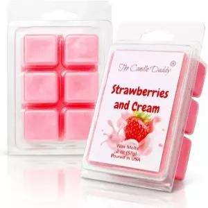 캔들 대디 딸기 크림 달콤한 딸기와 향 멜트 최대 왁스 큐브/멜트 1팩 2온스 6개 큐브