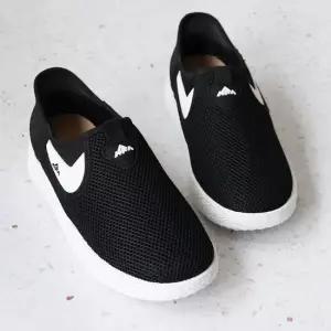 레디컬 컴포트 쿠션 미끄럼방지 니트 스판 슬립온 스니커즈 운동화 5CM BD-라330