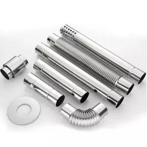 보일러연통 가스 온수기 배기관 연기 물결관 배관 보일러