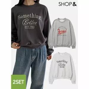 [하프클럽/샵앤]1+1 여성 코디걱정없는 체형커버 데일리 맨투맨