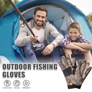 호환 위장 방수 사냥 장갑 터치스크린 겨울 낚시 자전거 피트니스 레저 스포츠 논슬립 내구성