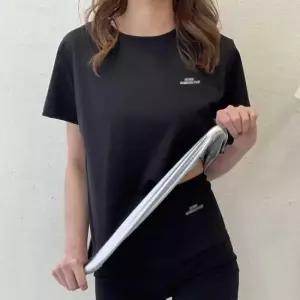 트레이닝집업 레터링 블랙 기능성 땀복 반팔 티셔츠 스포츠웨어