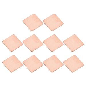 DMiotech 20 팩 15 x 0.3mm 구리 패드 열 키트 IC 칩 방열판 냉각기 심, PC 노트북 냉각용