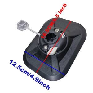 호환 PVC 풍선 보트 낚시대 홀더 마운트 카약 서핑 보드 전자 해결사 어군 탐지기 GPS 접착제 표면 패드