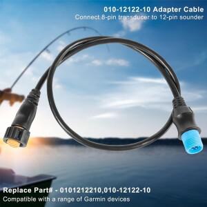 호환 Garmin AIRMAR  ECHOMAP Chrip/UHD/Ultra  GPSMAP  Fish Finder용 8핀 변환기-12핀 사운더 어댑터 케