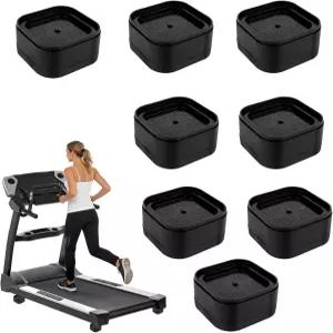 페니티에 8pcs 러닝머신 경사면 라이저 블록 보행 가능한 높이 조절 패드 부착 논슬립 업그레이드 램프 홈