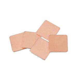 GOONDS 5pcs 히트 싱크 구리 심, 노트북 데스크탑 컴퓨터 및 CPU 냉각을 위한 냉각판 열 패드, 15x15x0.2mm
