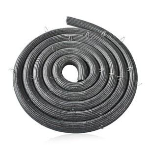 LEYURISE 레인지 오븐 도어 개스킷 씰 84인치 길이의 21개 장착 클립 GE 켄모어 부품 교체 #: WB04T10001 WB04T10086 PS227119 EA227119 AH227119 824151