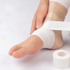 호환 스포츠 테이프  흰색 패치  붕대  축구 발 보호대  농구 손바닥 면포  고정