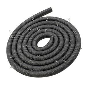 업그레이드된 전체 부품 범위 오븐 도어 씰 개스킷(25개의 마운팅 클립 포함) Part# W11562931 - 일부 아마나, 젠 에어, 켄모어, 메이태그, 주방 보조 및 월풀 레인지 또는 오븐과 호환됨