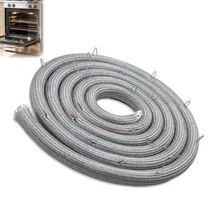 업그레이드된 WB04T10050 레인지 오븐 스토브 도어 개스킷 씰(25개의 마운팅 클립), 일부 GE 또는 오븐과 호환, 1166413 AP3860395 PS1019820 EAP1019820 AH1019820 교체