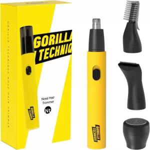 퍼플 고릴라/고릴라 테크닉/남성용 코털 트리머 눈썹 퍼즈 제모를 위한 충전식 4in1 고속 10000RPM 모터로