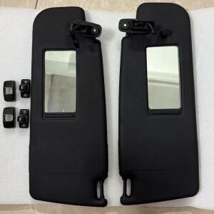 호환 메이크업 미러 블랙 프론트 썬바이저 패널  폭스바겐 골프 4  제타 MK4  파사트 B5용 차량용 액세서리