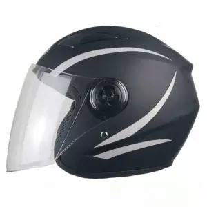 빅사이즈 큰머리 6xl 대두 3/4 큰사이즈 반모 헬멧 바이크 무광블랙 숏 안전모