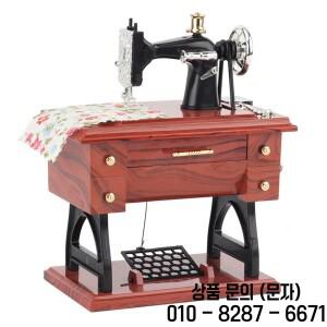 인형집 미니어처 홈 장식 피아노 뮤직 박스 레트로 방음 재봉틀 액세서리 장난감