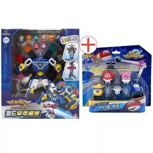 [보리보리/토이마스터]슈퍼윙스 월드우주로봇+미니휠 세트