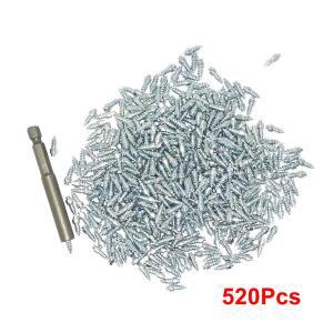 유니버설 520개 자동차 타이어 스터드 나사 스노우 스파이크 휠 체인 오토바이 겨울용