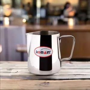 홈아트 스팀피쳐 눈금 밀크저그 라떼아트 스텐 우유거품기 (1000ml)