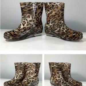 8종 1개 여성 패턴 레인부츠 여성 장화 성인 여자 패션 방수 장화 미들장화