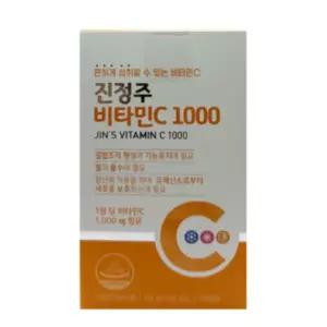 진정주 비타민C 1000 항산화영양제 아침피로 잇몸부었을때 얼굴칙칙할때 활력충전 100정 x 4개