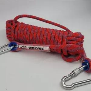 투버클형 WOLVES 10MM굵기 10미터 초강력로프 레드 투버클형